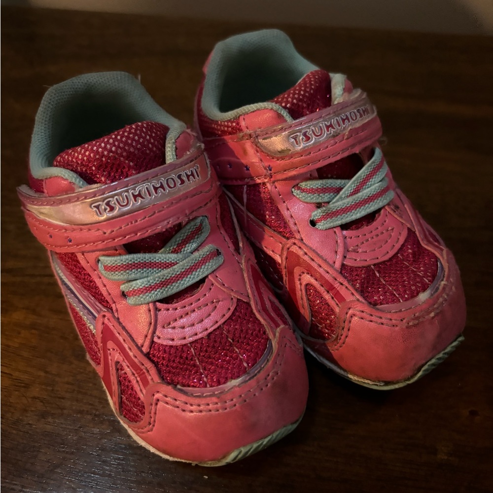Tsukuhoshi Glitz toddler shoe